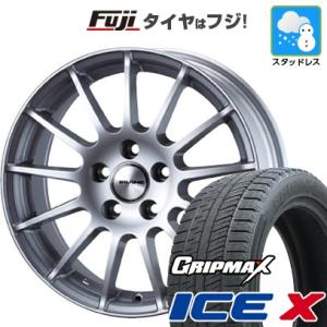 【新品】輸入車用 VW（シャラン） スタッドレスタイヤ ホイール４本セット 215/60R16 グリップマックス アイスX BSW 2023年製 ウェッズ アーヴィン F01 16インチ｜fujicorporation