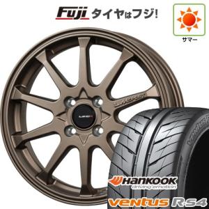 【新品国産4穴100車】 夏タイヤ ホイール4本セット 205/45R16 ハンコック ヴェンタス R-S4 Z232 レアマイスター LMスポーツLM-10R 16インチ｜fujicorporation