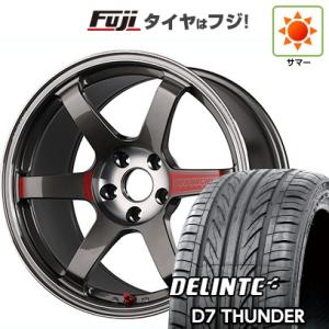 【新品国産5穴114.3車】 夏タイヤ ホイール４本セット 235/40R18 デリンテ D7 サン...