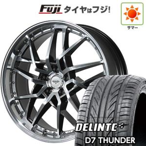 【新品国産5穴114.3車】 夏タイヤ ホイール４本セット 235/40R18 デリンテ D7 サン...