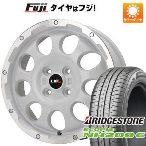 【新品 軽自動車】N-BOX タント ワゴンR 夏タイヤ ホイール4本セット 165/55R15 ブリヂストン エコピア NH200 C レアマイスター LMG CS-9 15インチ｜fujicorporation