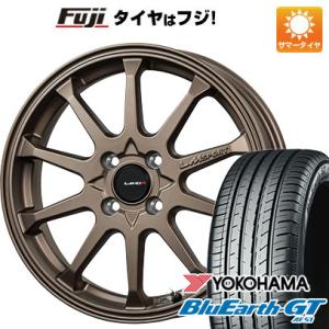 【新品 軽自動車】N-BOX タント ワゴンR 夏タイヤ ホイール4本セット 165/55R15 ヨコハマ ブルーアース GT AE51 レアマイスター LMスポーツLM-10R 15インチ｜fujicorporation