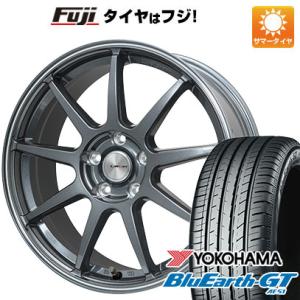 【新品 軽自動車】N-BOX タント ワゴンR 夏タイヤ ホイール4本セット 165/55R15 ヨコハマ ブルーアース GT AE51 レアマイスター LMスポーツLM-QR 15インチ｜fujicorporation