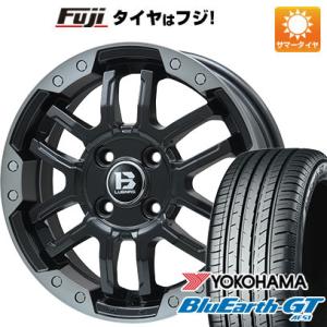 【新品 軽自動車】N-BOX タント ワゴンR 夏タイヤ ホイール4本セット 165/55R15 ヨコハマ ブルーアース GT AE51 ビッグウエイ B-LUGNAS FRD 15インチ｜fujicorporation