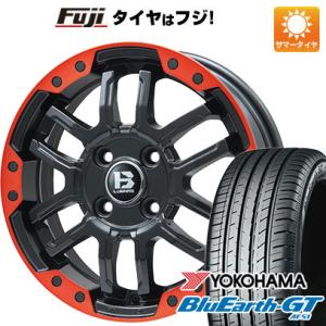 【新品 軽自動車】N-BOX タント ワゴンR 夏タイヤ ホイール4本セット 165/55R15 ヨコハマ ブルーアース GT AE51 ビッグウエイ B-LUGNAS FRD 15インチ｜fujicorporation