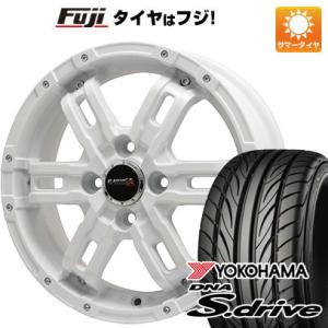 【新品 軽自動車】夏タイヤ ホイール4本セット 165/45R16 ヨコハマ DNA Sドライブ ビッグウエイ B-MUD Z(ホワイト) 16インチ｜fujicorporation