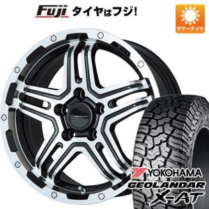 【新品国産5穴114.3車】 夏タイヤ ホイール4本セット 245/70R16 ヨコハマ ジオランダー X-AT G016 OWL プレミックス グラバス-J2(ブラックポリッシュ) 16インチ｜fujicorporation