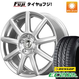 クーポン配布中 【新品国産5穴114.3車】 夏タイヤ ホイール4本セット 215/60R16 ダンロップ EC202L テクノピア アルテミス NS9 16インチ｜fujicorporation