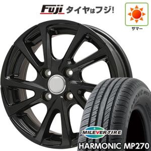 【新品国産5穴114.3車】 夏タイヤ ホイール4本セット 215/60R16 ミレバー ハーモニック MP270(限定) ブランドル E04B 16インチ｜fujicorporation