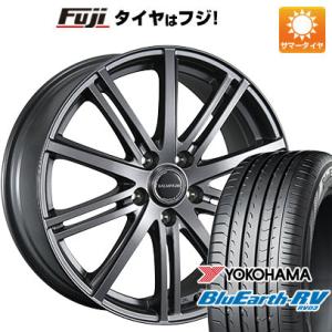 【パンク保証付】【新品国産5穴114.3車】 夏タイヤ ホイール4本セット 215/60R16 ヨコハマ ブルーアース RV-03 ブリヂストン バルミナ BR10 16インチ｜fujicorporation