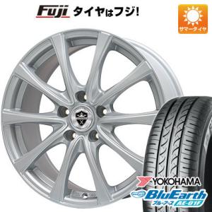 【新品国産5穴114.3車】 夏タイヤ ホイール4本セット 215/60R16 ヨコハマ ブルーアース AE-01F ブランドル KF25 16インチ｜fujicorporation