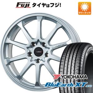 【新品国産5穴114.3車】 夏タイヤ ホイール4本セット 215/60R16 ヨコハマ ブルーアース XT AE61 レアマイスター LMスポーツLM-10R 16インチ｜fujicorporation