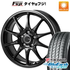 【新品国産5穴114.3車】 夏タイヤ ホイール4本セット 215/60R16 ヨコハマ ブルーアース AE-01F モンツァ JPスタイル R10 16インチ｜fujicorporation