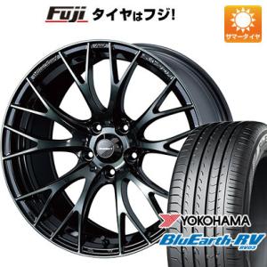 【パンク保証付】【新品国産5穴114.3車】 夏タイヤ ホイール4本セット 215/60R16 ヨコハマ ブルーアース RV-03 ウェッズ ウェッズスポーツ SA-20R 16インチ｜fujicorporation