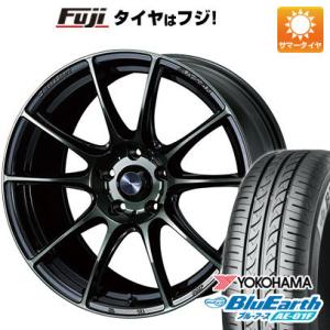 【新品国産5穴114.3車】 夏タイヤ ホイール4本セット 215/60R16 ヨコハマ ブルーアース AE-01F ウェッズ ウェッズスポーツ SA-25R 16インチ｜fujicorporation