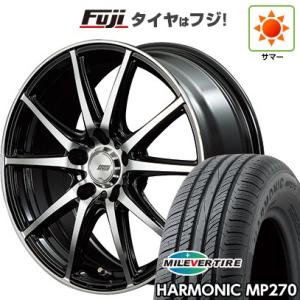 【新品国産5穴114.3車】 夏タイヤ ホイール4本セット 215/60R16 ミレバー ハーモニック MP270(限定) MID ファイナルスピード GR-ガンマ 16インチ｜fujicorporation