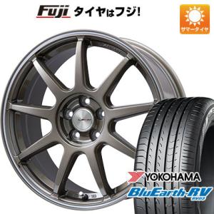 【パンク保証付】【新品国産5穴114.3車】 夏タイヤ ホイール4本セット 215/60R16 ヨコハマ ブルーアース RV-03 レアマイスター LMスポーツLM-QR 16インチ｜fujicorporation