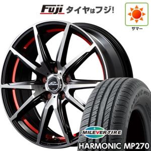 【新品国産5穴114.3車】 夏タイヤ ホイール４本セット 215/60R16 ミレバー ハーモニック MP270(限定) MID シュナイダー RX02 16インチ｜fujicorporation