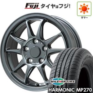 【新品国産5穴114.3車】 夏タイヤ ホイール4本セット 215/60R16 ミレバー ハーモニック MP270(限定) ブランドル KF28 16インチ｜fujicorporation