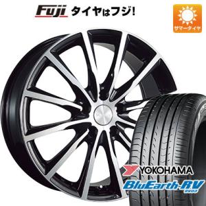 【パンク保証付き】【新品国産5穴114.3車】 夏タイヤ ホイール4本セット 215/60R16 ヨコハマ ブルーアース RV-03 ブリヂストン バルミナ A12 16インチ｜fujicorporation