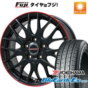 【新品国産5穴114.3車】 夏タイヤ ホイール4本セット 215/60R16 ヨコハマ ブルーアース ES32 ビッグウエイ LEYSEEN プラバ9MJrII 16インチ