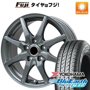 【新品国産5穴114.3車】 夏タイヤ ホイール4本セット 215/60R16 ヨコハマ ブルーアース AE-01F ブランドル CJ28 16インチ｜fujicorporation