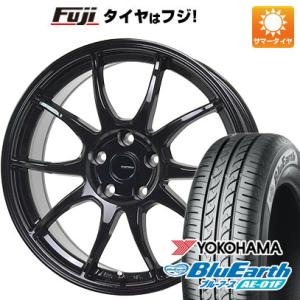 【新品国産5穴114.3車】 夏タイヤ ホイール4本セット 215/60R16 ヨコハマ ブルーアース AE-01F ホットスタッフ ジースピード G-06 16インチ｜fujicorporation