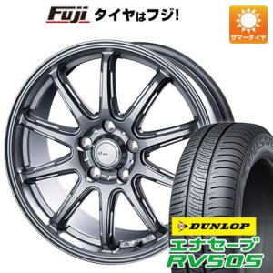 【新品国産5穴114.3車】 夏タイヤ ホイール4本セット 215/60R16 ダンロップ エナセーブ RV505 インターミラノ AZ-SPORTS RC-10 ダークシルバー 16インチ｜fujicorporation