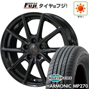 【新品国産5穴114.3車】 夏タイヤ ホイール4本セット 215/60R16 ミレバー ハーモニック MP270(限定) 共豊 ザインEK 16インチ｜fujicorporation