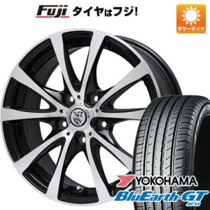 【新品国産5穴114.3車】 夏タイヤ ホイール4本セット 215/60R16 ヨコハマ ブルーアース GT AE51 ビッグウエイ TRG バーン XP 16インチ｜fujicorporation