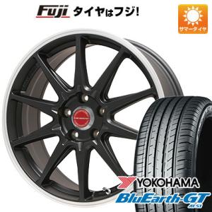 【新品国産5穴114.3車】 夏タイヤ ホイール4本セット 215/60R16 ヨコハマ ブルーアース GT AE51 レアマイスター LMスポーツRS10 16インチ｜fujicorporation