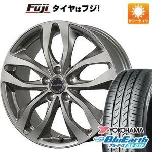 【新品】キックス等 夏タイヤ ホイール4本セット 205/60R16 ヨコハマ ブルーアース AE-...