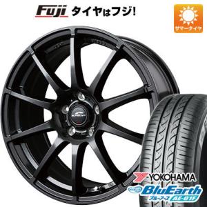 【新品国産5穴114.3車】 夏タイヤ ホイール4本セット 205/60R16 ヨコハマ ブルーアース AE-01F MID シュナイダー スタッグ 16インチ｜fujicorporation