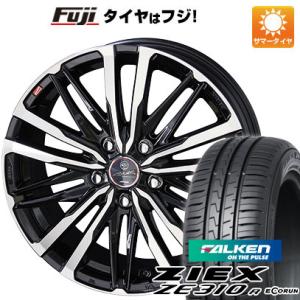 【新品国産5穴114.3車】 夏タイヤ ホイール4本セット 205/60R16 ファルケン ジークス ZE310R エコラン（限定） 共豊 スマック クレスト 16インチ｜fujicorporation