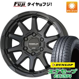 【新品国産5穴114.3車】 夏タイヤ ホイール4本セット 205/60R16 ダンロップ エナセーブ EC204 共豊 サーキュラー C10S 16インチ｜fujicorporation