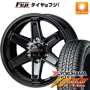 【新品国産6穴139.7車】 夏タイヤ ホイール4本セット 265/60R18 ヨコハマ ジオランダー A/T G015 OWL/RBL ウェッズ キーラー タクティクス 18インチ｜fujicorporation