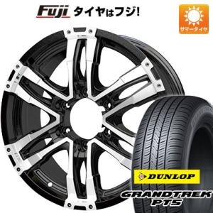 【新品】パジェロ 夏タイヤ ホイール4本セット 265/60R18 ダンロップ グラントレック PT...