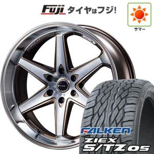 【新品国産6穴139.7車】 夏タイヤ ホイール4本セット 285/45R22 ファルケン ジークス S/TZ 05 エムズスピード ジュノウ LC150 22インチ｜fujicorporation