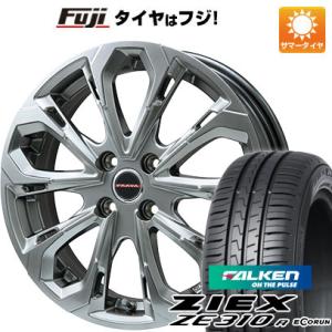 【新品国産4穴100車】 夏タイヤ ホイール4本セット 205/45R17 ファルケン ジークス ZE310R エコラン（限定） ビッグウエイ LEYSEEN プラバ5X 17インチ｜fujicorporation