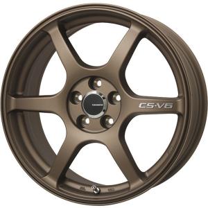 【新品国産4穴100車】 夏タイヤ ホイール4本セット 205/45R17 ヨコハマ アドバン フレバV701 レアマイスター CS-V6(ブロンズ) 17インチ｜fujicorporation