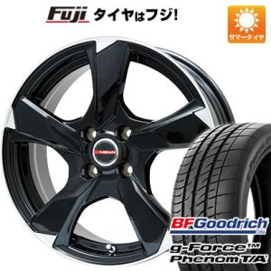 【新品国産4穴100車】 夏タイヤ ホイール４本セット 205/45R17 BFグッドリッチ(フジ専売) g-FORCE フェノム T/A プレミックス ヴェランV  17インチ｜fujicorporation