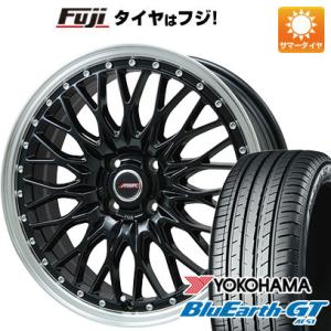 【新品国産4穴100車】 夏タイヤ ホイール4本セット 205/45R17 ヨコハマ ブルーアース GT AE51 プレミックス MER PROMESH 17インチ｜fujicorporation