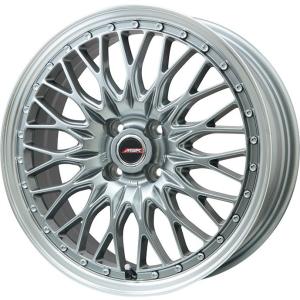 【新品国産4穴100車】 夏タイヤ ホイール４本セット 205/45R17 ミレバー スポーツマクロ MA349（限定） プレミックス MER PROMESH 17インチ｜fujicorporation