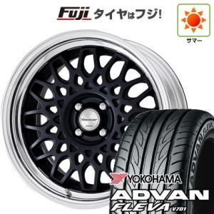 【新品国産4穴100車】 夏タイヤ ホイール4本セット 205/45R17 ヨコハマ アドバン フレバV701 ワーク シーカー CX 17インチ｜fujicorporation