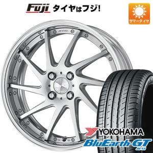 【新品国産4穴100車】 夏タイヤ ホイール4本セット 205/45R17 ヨコハマ ブルーアース GT AE51 ワーク リザルタード スポークＴＴ 17インチ｜fujicorporation