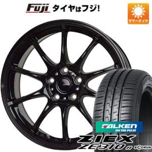 【新品国産4穴100車】 夏タイヤ ホイール４本セット 205/45R17 ファルケン ジークス ZE310R エコラン(限定) ホットスタッフ ジースピード G-07 17インチ｜fujicorporation