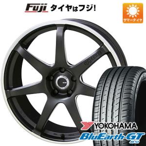 【新品国産4穴100車】 夏タイヤ ホイール４本セット 205/45R17 ヨコハマ ブルーアース GT AE51 エンケイ チューニング SC38 17インチ｜fujicorporation