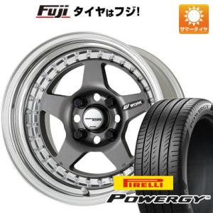 【新品国産4穴100車】 夏タイヤ ホイール４本セット 205/45R17 ピレリ パワジー ワーク マイスター CR01 17インチ｜fujicorporation