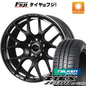 【新品国産4穴100車】 夏タイヤ ホイール4本セット 205/45R17 ジークス ZE310R エコラン（限定） アドヴァンティ・レーシング ヴィゴロッソ N765 17インチ｜fujicorporation