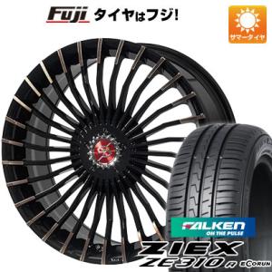 【新品国産4穴100車】 夏タイヤ ホイール4本セット 205/45R17 ファルケン ジークス ZE310R エコラン（限定） プレミックス グラッパ f30 17インチ｜fujicorporation